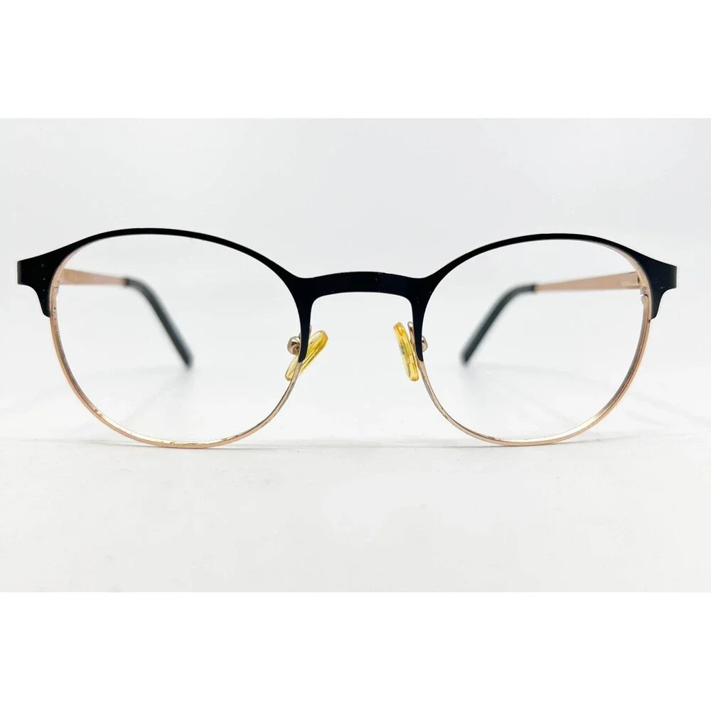 Big Eyes Begonia Eyeglasses Womens Black Gold BE257 BLKRGD 50-23-140